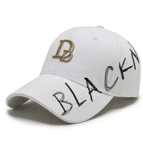 Men Spring Summer Breathable Fashion Casual Hats With DD BLACKN Embroidery Hats S3972082