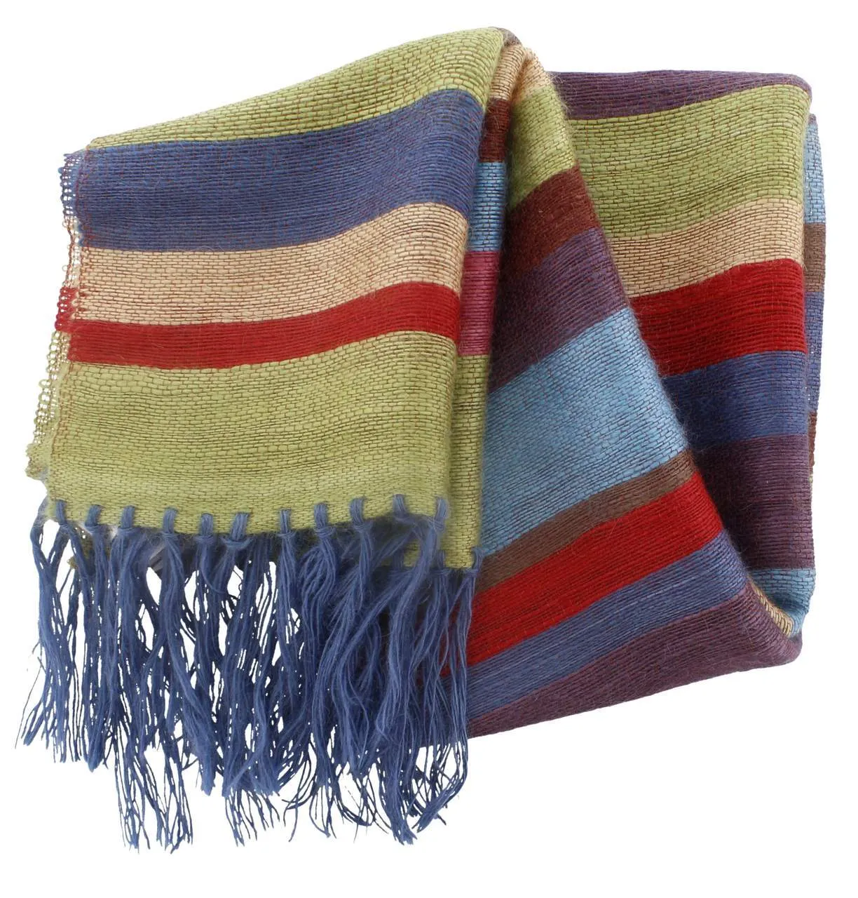 Mohair Scarf Striped