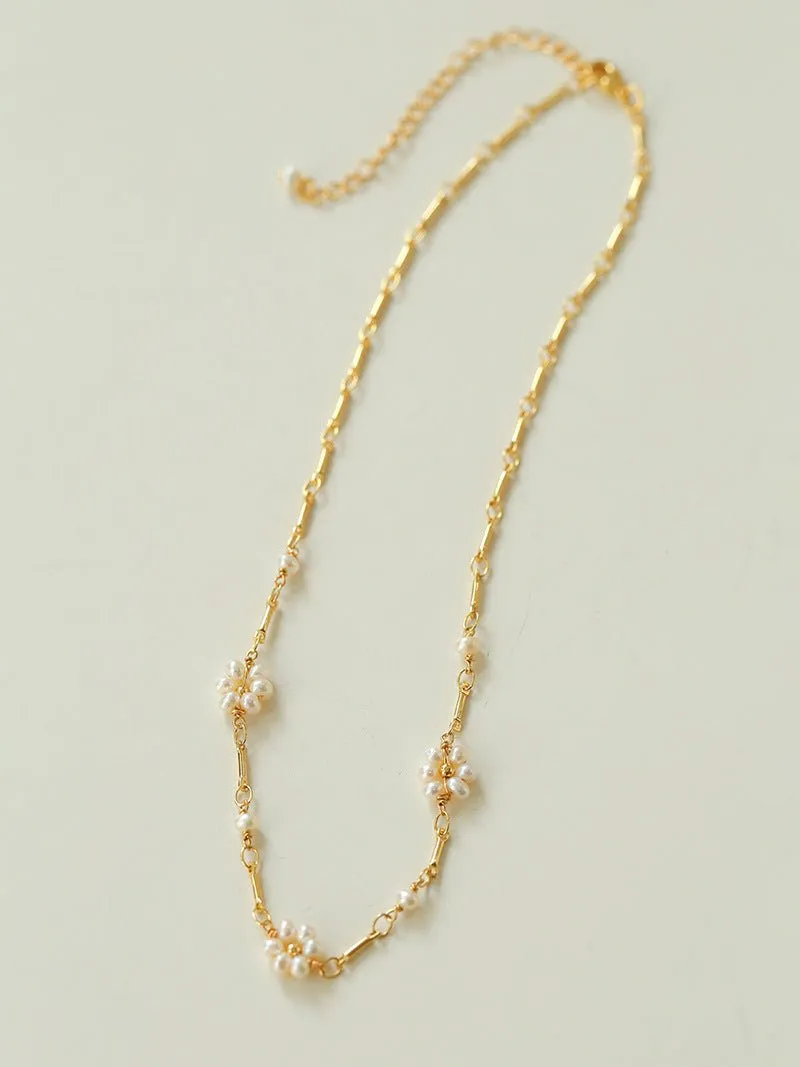 Multi-style Chain and Pearl Stacking Necklace