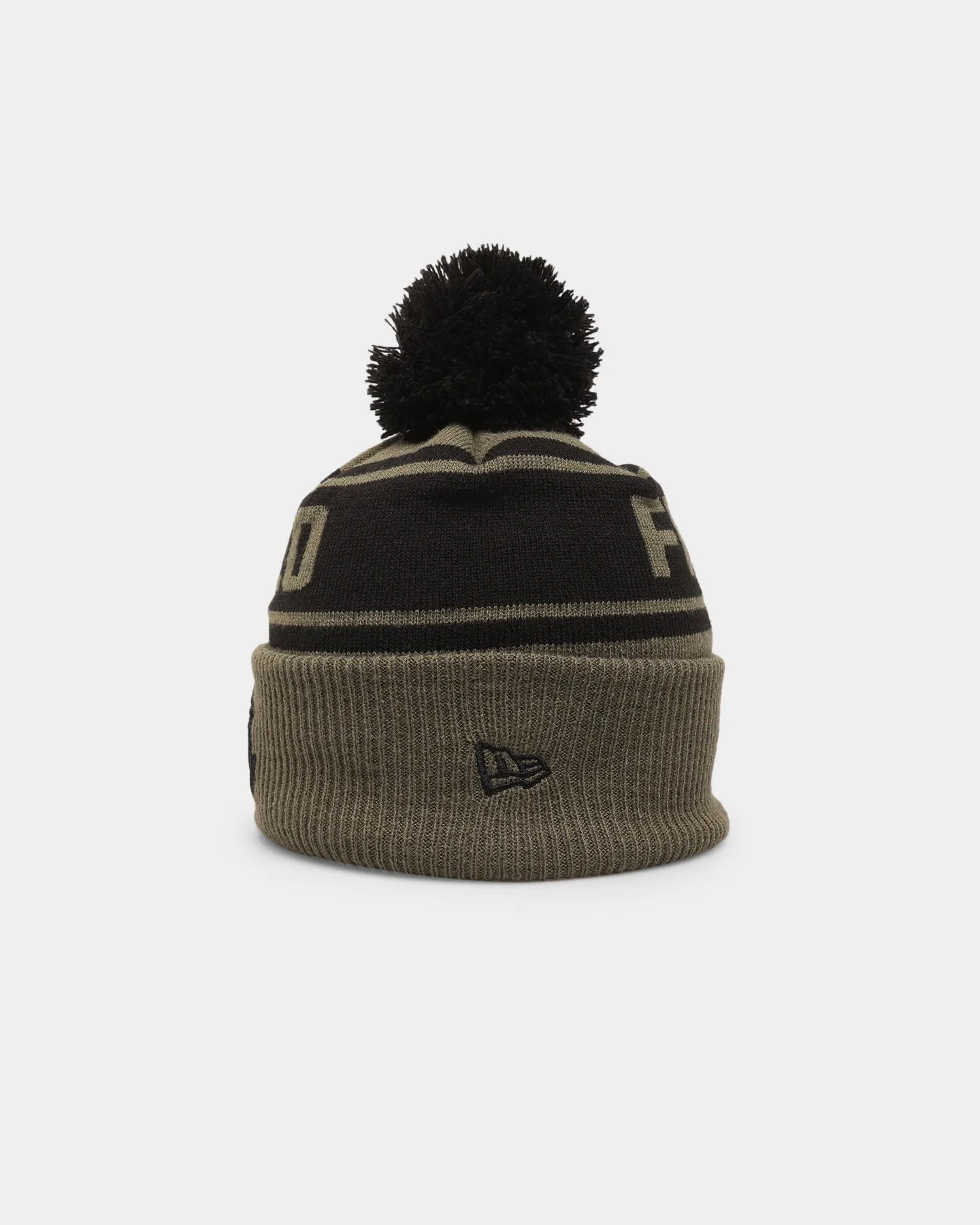 New Era Freemantle Dockers 'AFL '22 Olive' Pom Knit Beanie Green