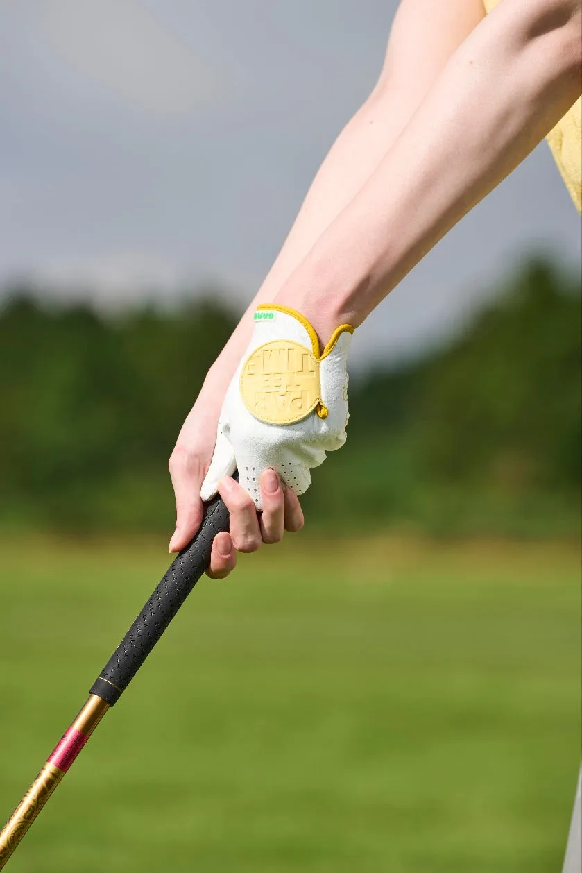 Par Tee Time Light Yellow Golf Glove