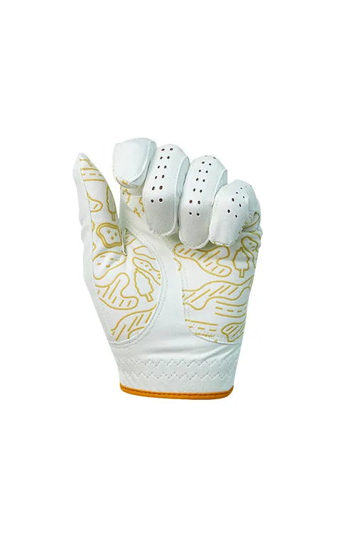 Par Tee Time Light Yellow Golf Glove