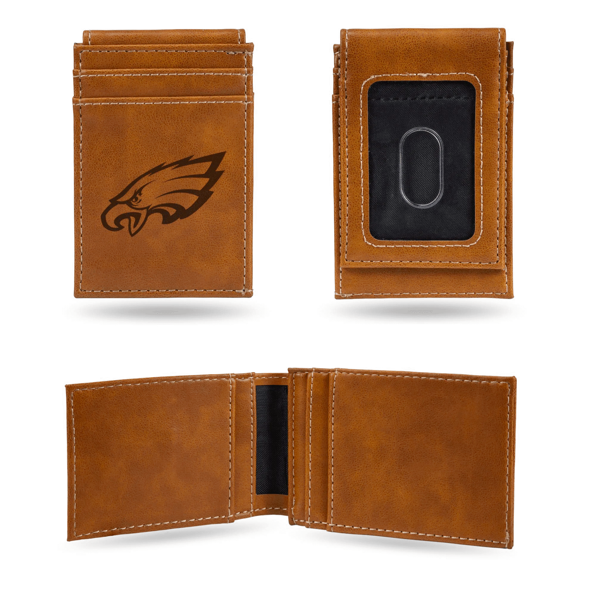 Philadelphia Eagles - Laser Engraved Front Pocket Wallet