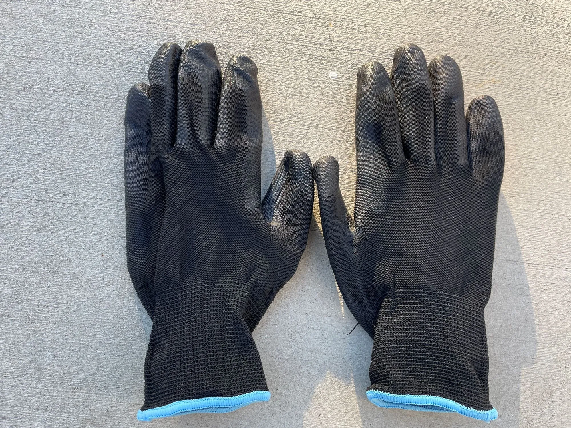 Polyurethane (PU) Coated Gloves - All Purpose Work Gloves (Medium, Unisex)