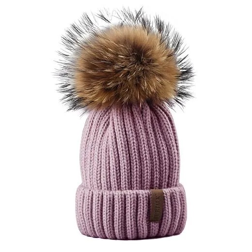 Pom Pom Knitted Beanie