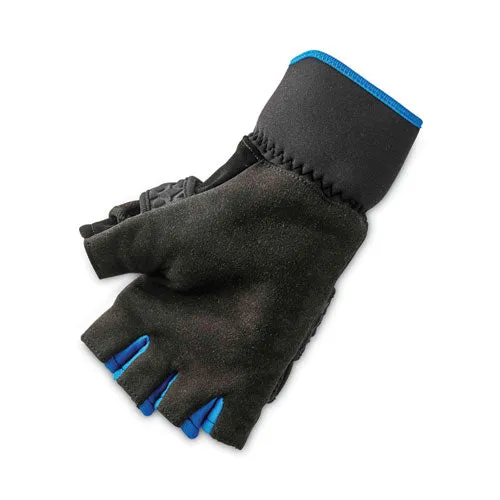 Proflex 816 Thermal Flip-top Gloves, Black, 2x-large, Pair