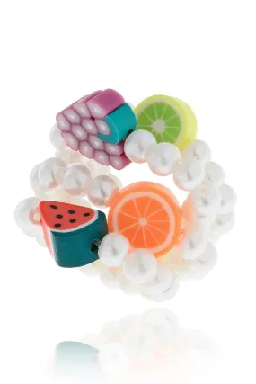 RIGÓ SUMMER FRUITS Rings with Tiny Pearls