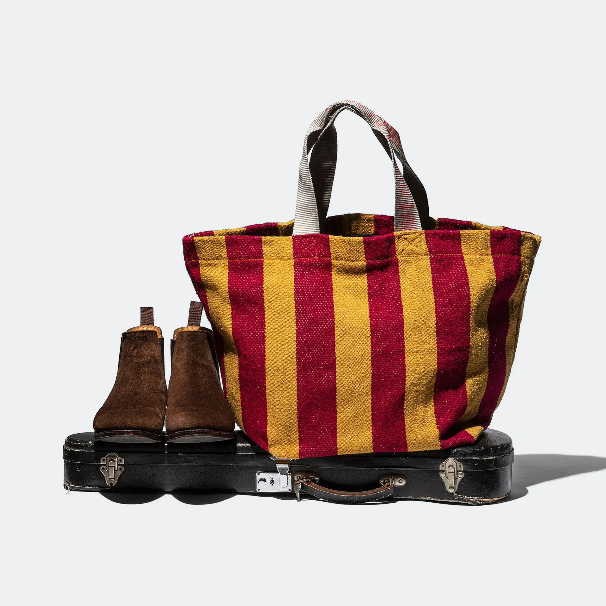 Rug Bag - Mustard/Burgundy