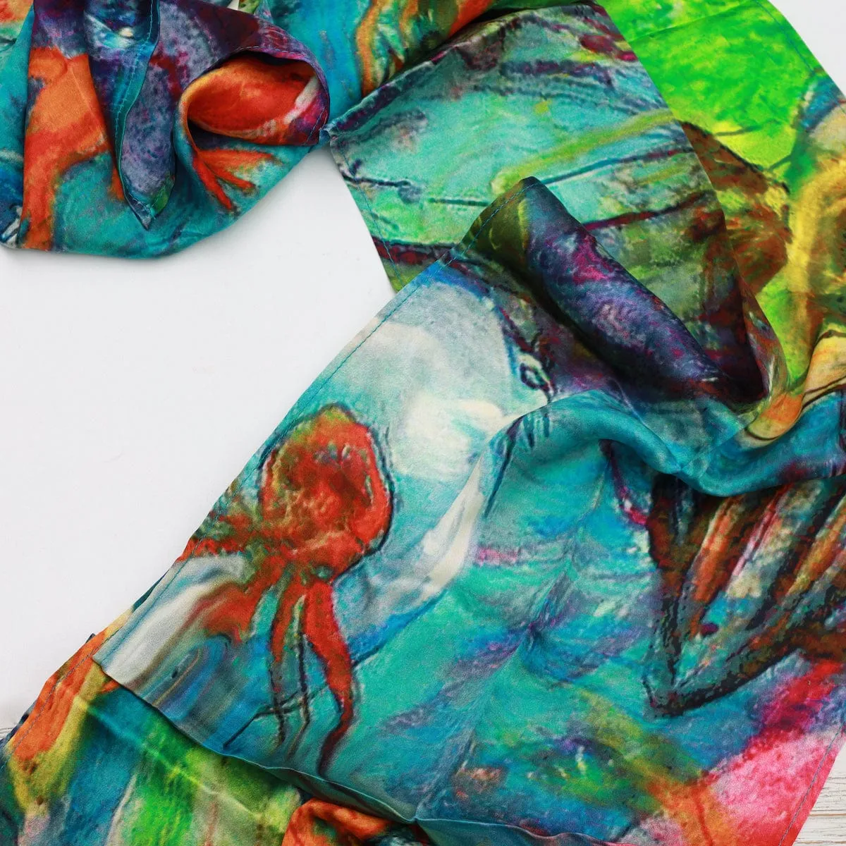 Sea Life - Silk Scarf