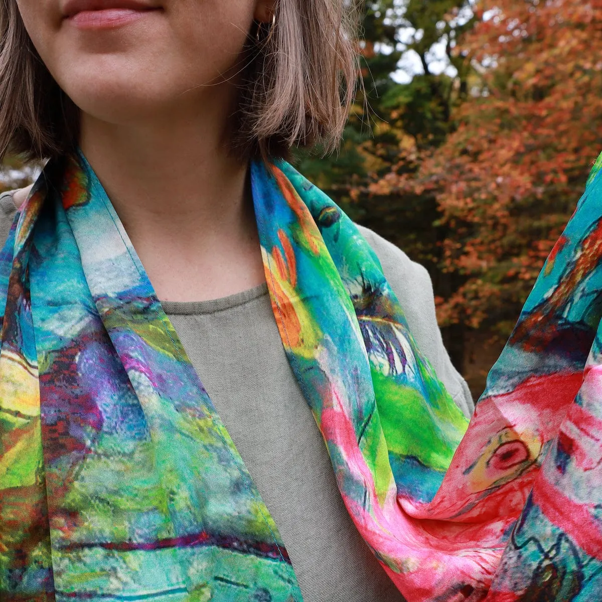 Sea Life - Silk Scarf