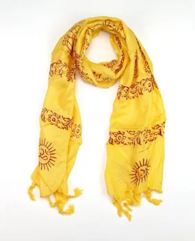 Small Prayer Scarf in Sunflower Yellow