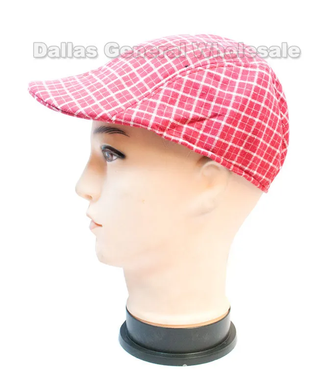 Summer Plaid Newsboy Caps Wholesale