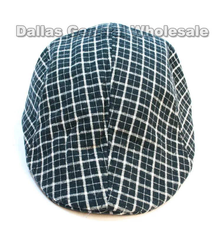 Summer Plaid Newsboy Caps Wholesale