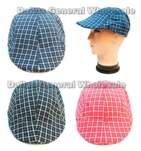 Summer Plaid Newsboy Caps Wholesale