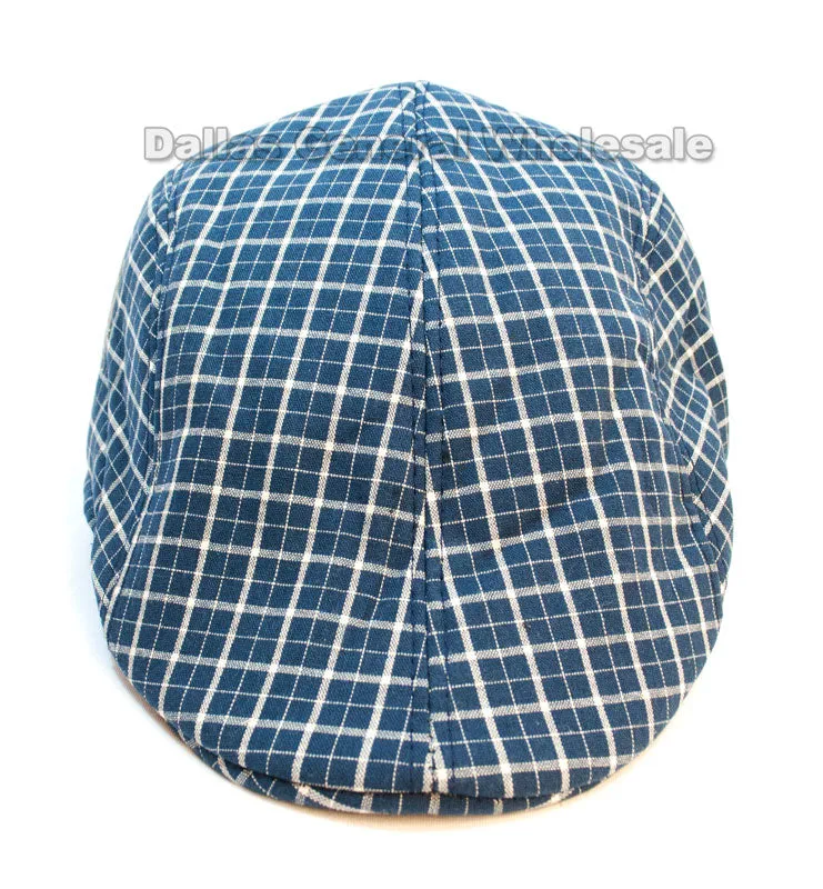 Summer Plaid Newsboy Caps Wholesale