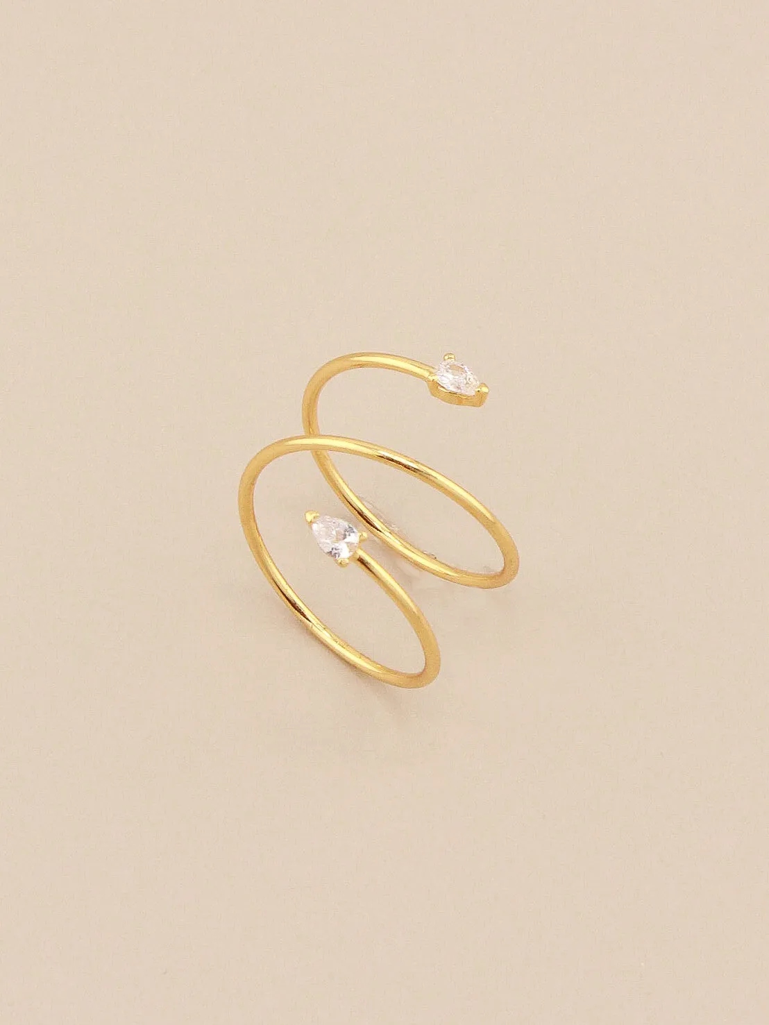 Teardrop Wire Ring