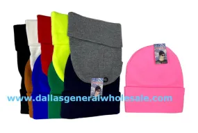 Trendy Solid Color Classic Toboggan Beanies Wholesale