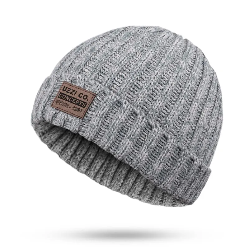 Uzzi Co. Knitted Cotton Beanie