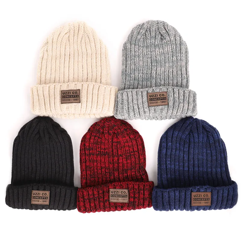 Uzzi Co. Knitted Cotton Beanie