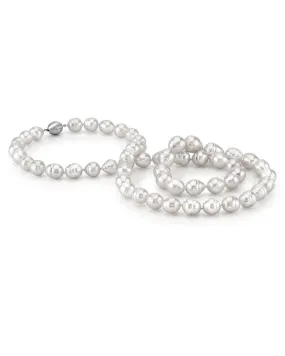 White South Sea Baroque Pearl Necklace, 12.0-14.0mm