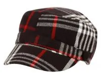 Women's Fashion Plaid Cadet Cap