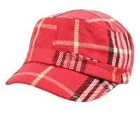 Women's Fashion Plaid Cadet Cap