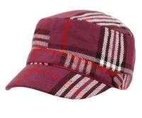 Women's Fashion Plaid Cadet Cap