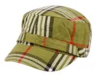 Women's Fashion Plaid Cadet Cap