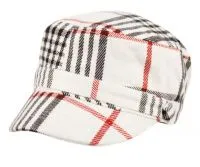 Women's Fashion Plaid Cadet Cap