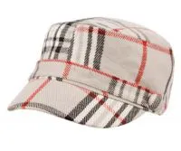 Women's Fashion Plaid Cadet Cap