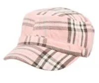 Women's Fashion Plaid Cadet Cap