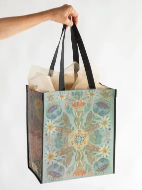 XL Happy Bag, Set of 3 - Mandala Folk Garden